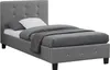 Polsterbett DELAWARE Bettgestell 90 x 200 cm Einzelbett Produktbild-Vorschau 1