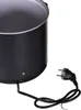 Close-up view of the base of a black appliance with a power cord and plug. Anteprima dell’immagine prodotto
