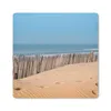 MuchoWow® Mauspad Mousepad Strand - Meer - Pfähle 20x20 cm Produktbild-Vorschau 1