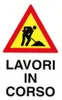 CARTELLO 'LAVORI IN CORSO' 40x60 cm Anteprima dell’immagine prodotto 1