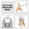 Hauck Alpha Plus Nature Grey Newborn Set - Hochstuhl Produktbild-Vorschau 7