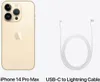 Apple iPhone 14 Pro Max 5G 256GB/6GB Dual SIM Gold Produktbild-Vorschau 5