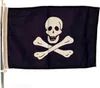 Flagge Pirat 30 x 45 cm Polyester uv-beständig & robust Produktbild-Vorschau 1