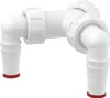 Alcadrain P148Z dvojitá přípojka kompletní G1" 17-23 mm Náhled obrázku produktu 1