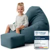 Dreamroots Bean Bag 70x70x70 cm per bambini con schienale e Anteprima dell’immagine prodotto 1
