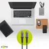 Goobay 49301 USB kabel USB 2.0 0,5 m USB C černý, šedý Náhled obrázku produktu 6