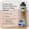 Asbirg | Glas Protein Shaker 700ml – BPA-frei, Produktbild-Vorschau 2