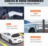 Collage of images showing an electric car charging cable in different harsh weather conditions. Náhľad obrázku produktu