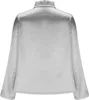 ASKSA Damen Satin Bluse Wasserfallkragen Elegante Oberteile Produktbild-Vorschau 4