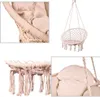 Collage of close-up details and a full view of a hanging chair. Produktbild-Vorschau