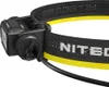 Close-up of a Nitecore headlamp with a black and yellow strap. Anteprima dell’immagine prodotto