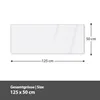 Glasbild 125x50cm in XXL für Wohnzimmer, Schlafzimmer Motiv Produktbild-Vorschau 6