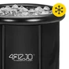 4FIZJO Přenosný sud na otužování 320 L, černý Náhled obrázku produktu 7