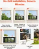 Chatière VEVOR Chatière adaptable aux largeurs de fenêtres Voir les images du produit 5
