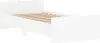 vidaXL Cadre de lit blanc 90x200 cm en bois composite Voir les images du produit 3