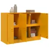 vidaXL Credenza giallo senape 99x39x73 cm acciaio Anteprima dell’immagine prodotto 5