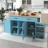 Fortuna Lai pojazdný servírovací vozík, kuchynský ostrovček Náhľad obrázku produktu 1