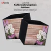 Textil-Aufbewahrungsbox Muster Garten 31x31x31 Produktbild-Vorschau 1