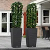 LECHUZA-Pot de plantes CUBICO Cottage 40 Granit | Pot de Voir les images du produit 33