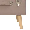 vidaXL Hocker mit Stauraum 3 Stk. Braun Stoff - Hocker - Produktbild-Vorschau 10