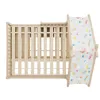 Hausbett Kinderbett 140x200 cm Kiefer Massivholz Cream mit Produktbild-Vorschau 11