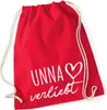 Huuraa Turnbeutel Unna verliebt 12 Liter Classic Red Produktbild-Vorschau 1