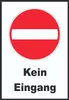 Kein Eingang Schild A4 (210x297mm) Produktbild-Vorschau 1