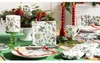 Ambiente Serviette 33cm Wintergrün weiß Produktbild-Vorschau 2