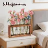Kleine Vintage Blumenvase, Modern Glas Reagenzgläser für Produktbild-Vorschau 4
