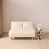 sweeek - 2-Sitzer Schlafsofa mit Bouclé-Bezug - Creme Produktbild-Vorschau 3