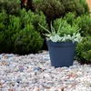 Pot de fleurs Anthracite Classic Round 45x43 cm Hardy Voir les images du produit 6