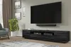 TV-meubel AURA 200 cm, SAHARA, zwart, satijnlook, geschikt Productafbeelding-voorbeeld 7