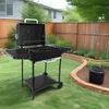 SunJas Holzkohlegrill CA-6146 Grillwagen Temperaturanzeige Produktbild-Vorschau 8