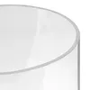 A close-up view of the top edge of a clear cylindrical acrylic column. Produktbild-Vorschau
