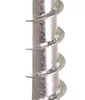A close-up, studio shot of a metal screw with a white background. Produktbild-Vorschau