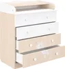 Wickelkommode 800 Shefa Kids, Teddy, weiß-Pastell Eiche Produktbild-Vorschau 3