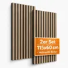 Set di 4 pannelli acustici 3D – Pannelli fonoassorbenti per Anteprima dell’immagine prodotto 1