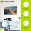 ARTland Poster Weg zum Nordseestrand Sonnenuntergang Größe: Produktbild-Vorschau 3