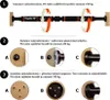Diagrams showing different installation methods for a pull-up bar. Podgląd zdjęcia produktu