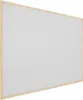 Hellgrau Pinnwand mit Holz Rahmen 120x90cm Korktafel Produktbild-Vorschau 1