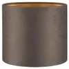 Home Sweet Home Lampenschirm aus Samt - Grau + Gold - ø20 x Produktbild-Vorschau 1