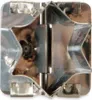 A close-up, top-down view of a metal cookie cutter. Produktbild-Vorschau