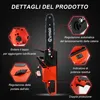 OUTIGO Motosega a batteria da 12 pollici con 2 batterie da Anteprima dell’immagine prodotto 6