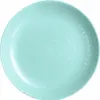 Flad plade Luminarc Pampille türkis Glas (Ø 25 cm) Produktbild-Vorschau 1