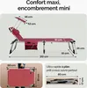 CASARIA® Chaise longue de jardin Malta Rouge 210cm Transat Voir les images du produit 3