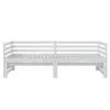 Výsuvná válenda bílá masivní borovice 2 x (90 x 200) cm Náhled obrázku produktu 7
