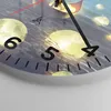 Wanduhr - Rund - Glasuhr - Boot Wasser Märchen - 30x30cm - Produktbild-Vorschau 5