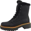A black Rieker women's boot with fur lining. Voir les images du produit
