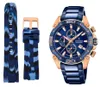 Festina Chronograf Special Editions Blue - Rose-gold Náhľad obrázku produktu 4