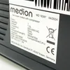 A close-up of a product label with technical specifications and branding. Anteprima dell’immagine prodotto